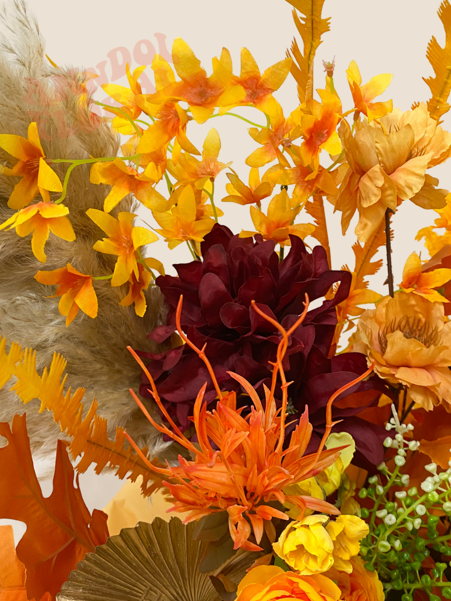 (Faux) Sunburst Joy Floral Stand