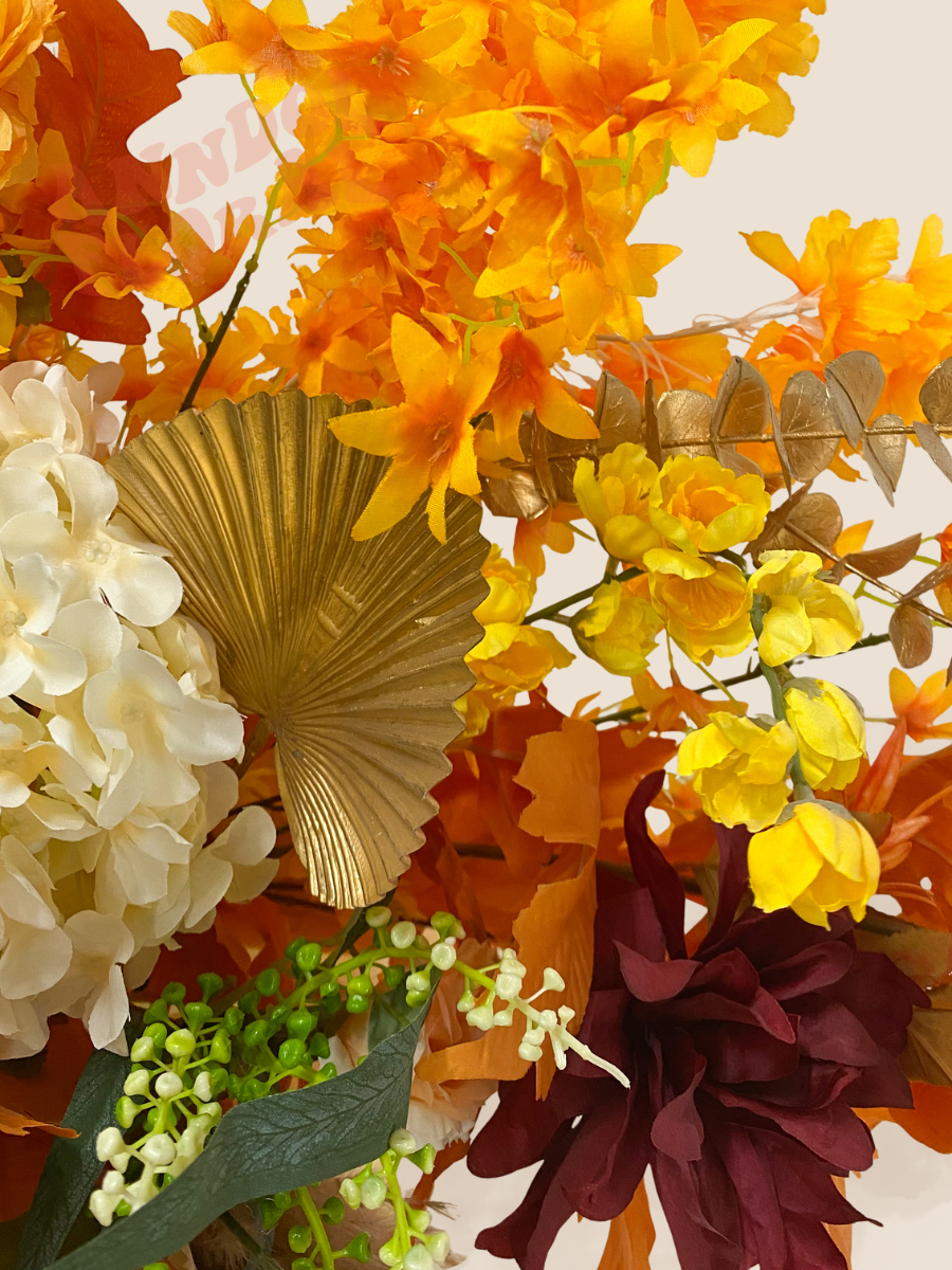 (Faux) Sunburst Joy Floral Stand