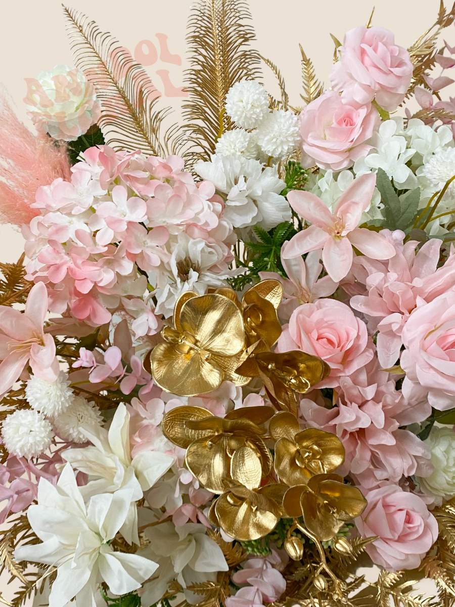 (Faux) Pink Opulence Floral Stand