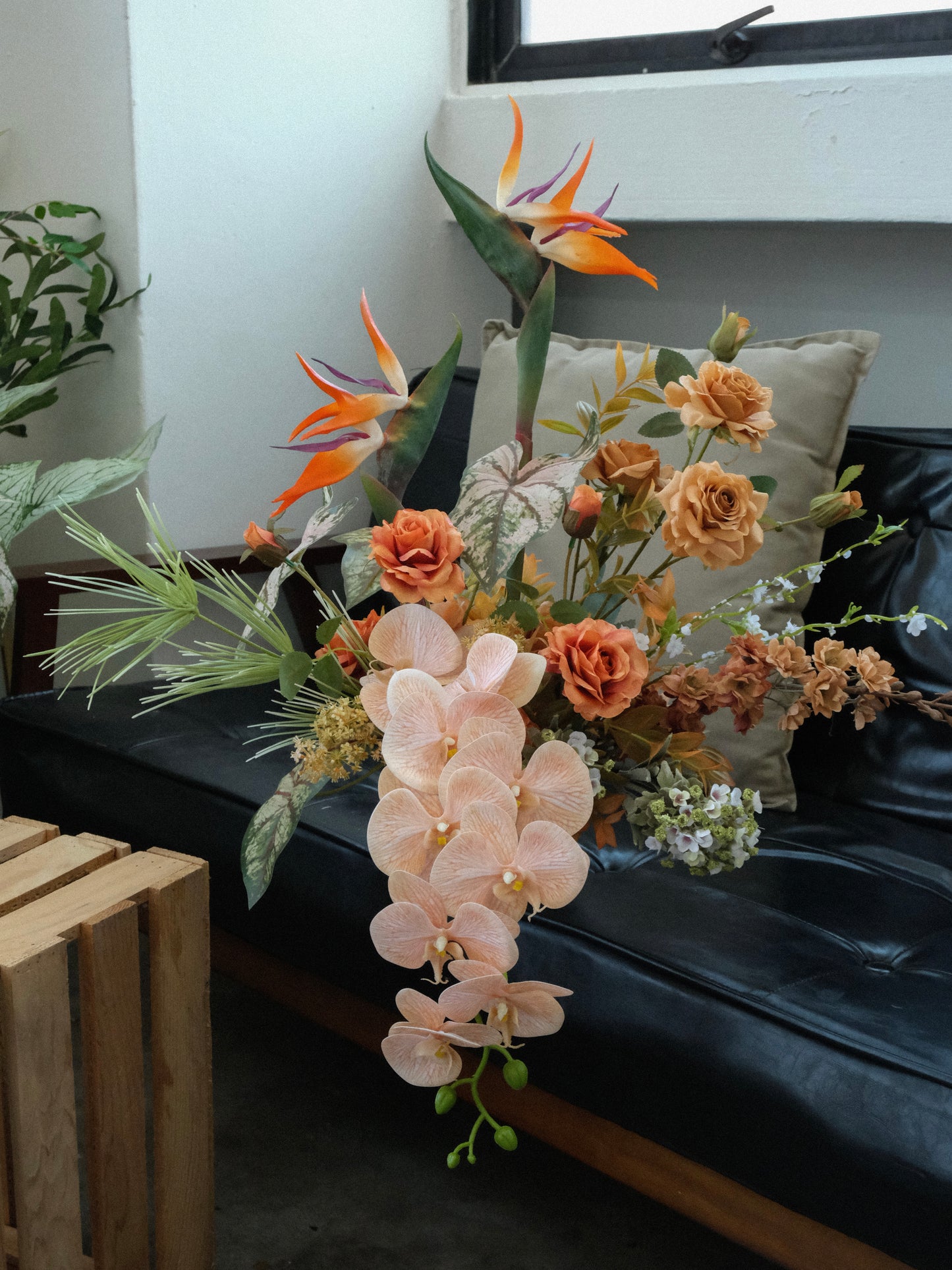 Realistic Faux Flower Vase Arrangement with Delivery in Singapore