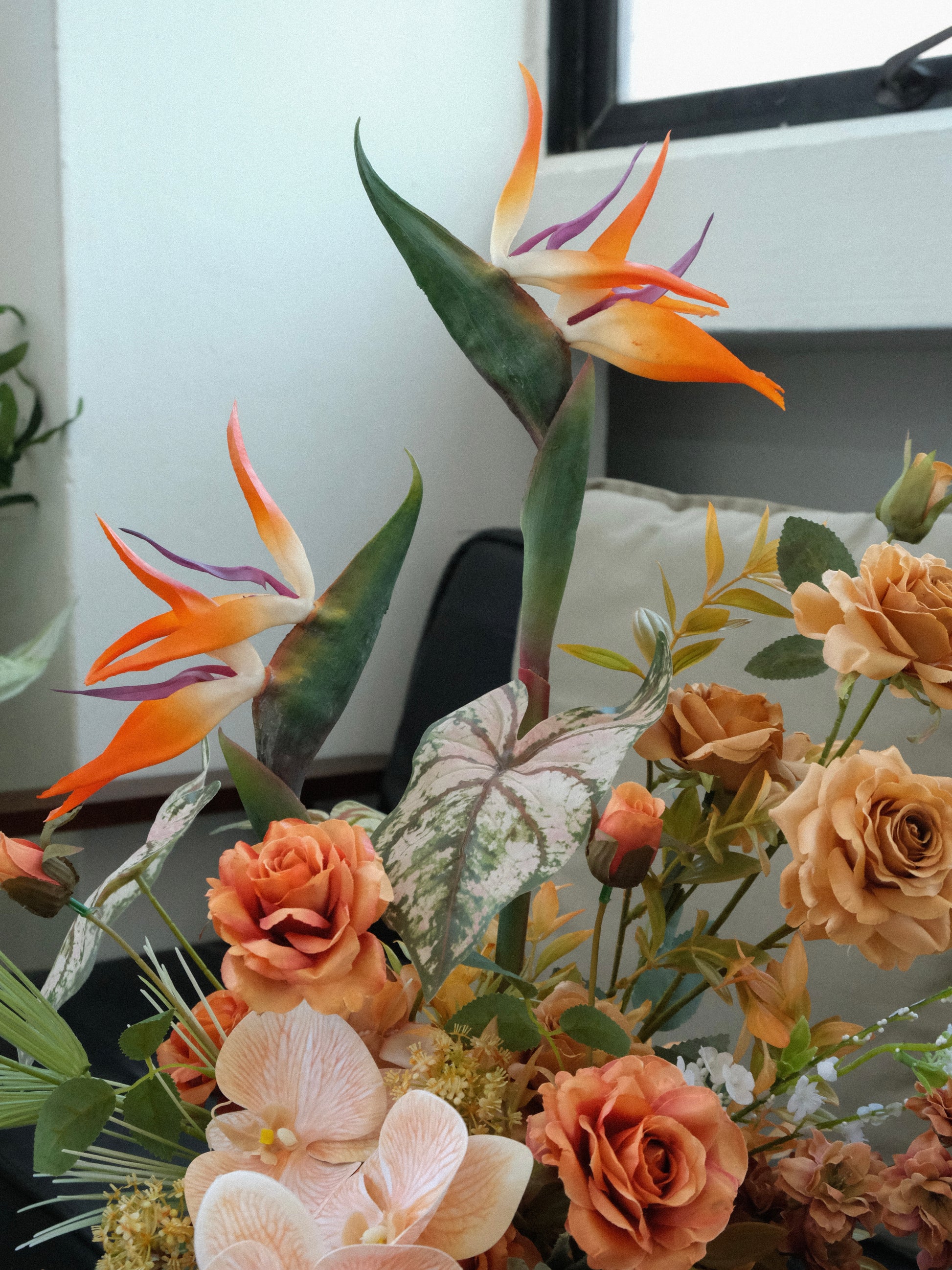 Realistic Faux Flower Vase Arrangement with Delivery in Singapore