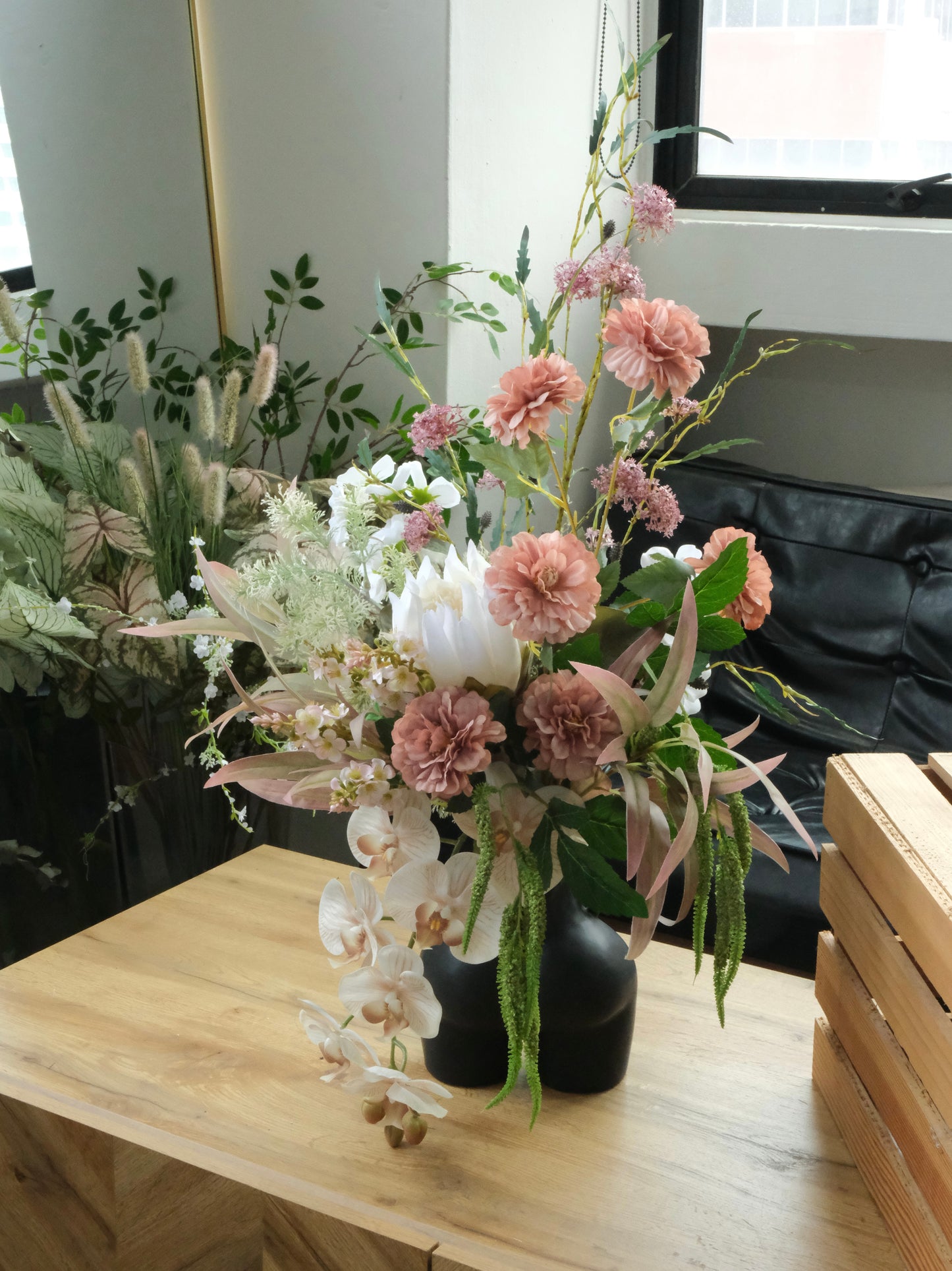 (Faux) Moonlit Violet Large Butt Vase