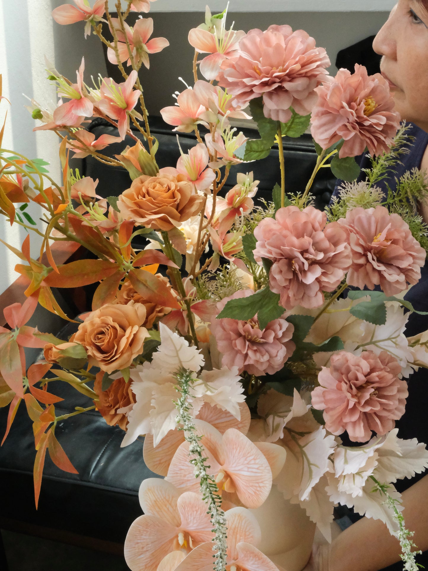 (Faux) Maple Mist Large Butt Vase