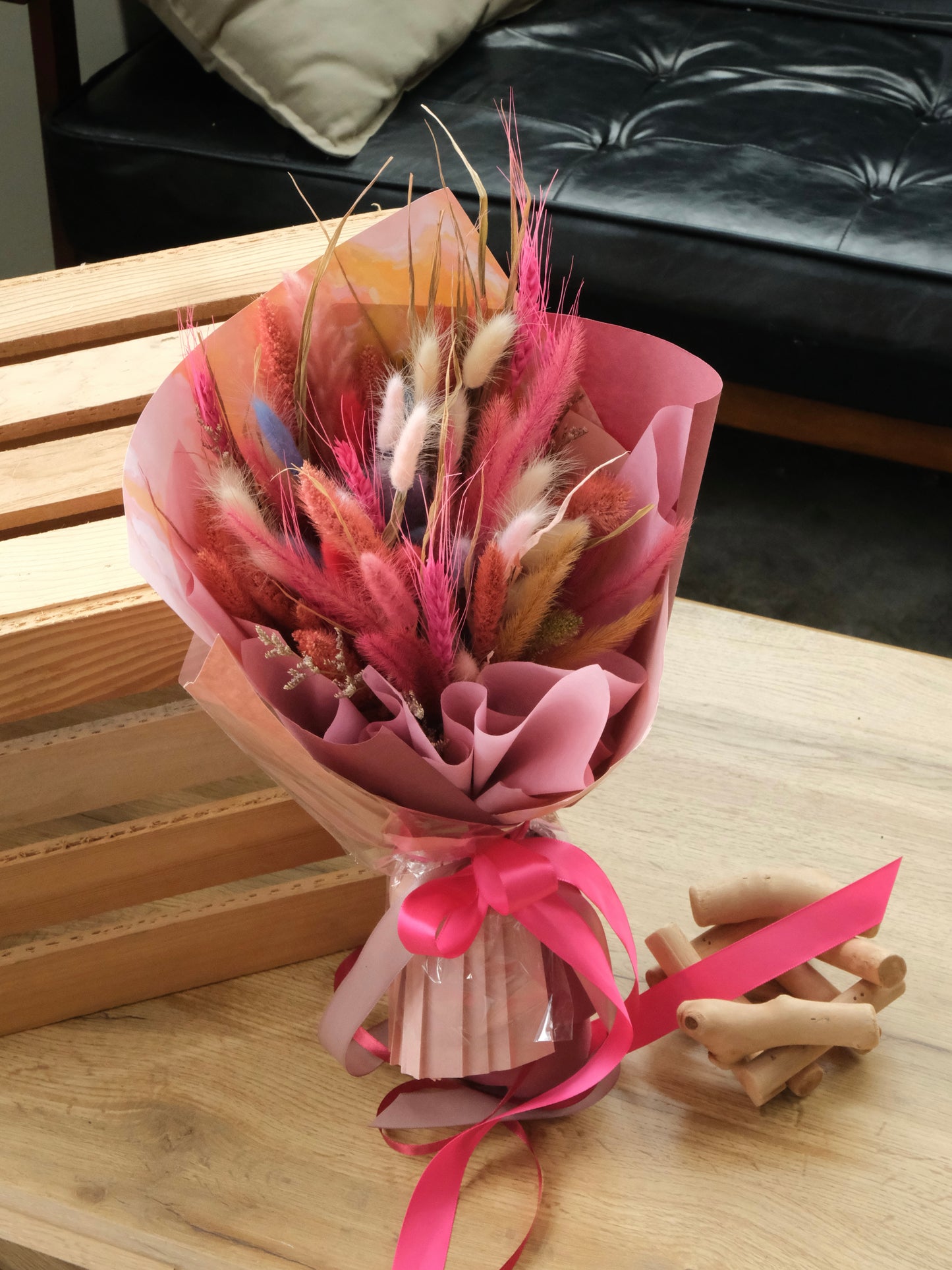 Fluffy Pink Bouquet