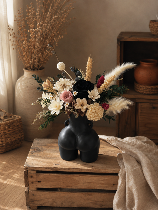 Blacky Butt Vase + Giftbox