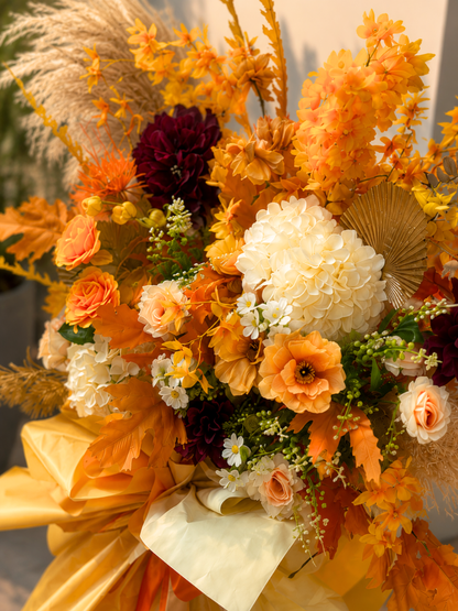 (Faux) Sunburst Joy Floral Stand