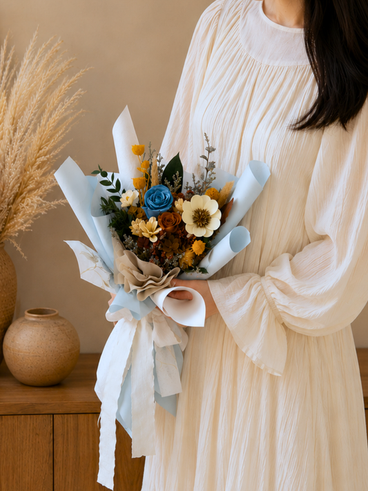 Rustic Blue Bouquet