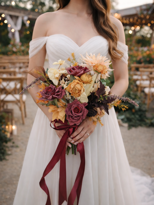 Autumn Reverie - Bridal Bouquet (Faux Rental)