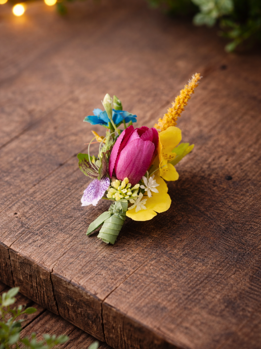 Secret Garden - Boutonnieres (Faux Rental)