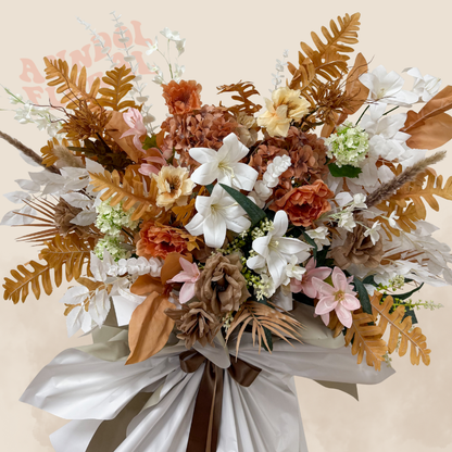 (Faux) Latte Garden Floral Stand