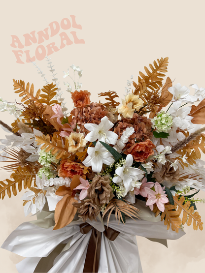 (Faux) Latte Garden Floral Stand