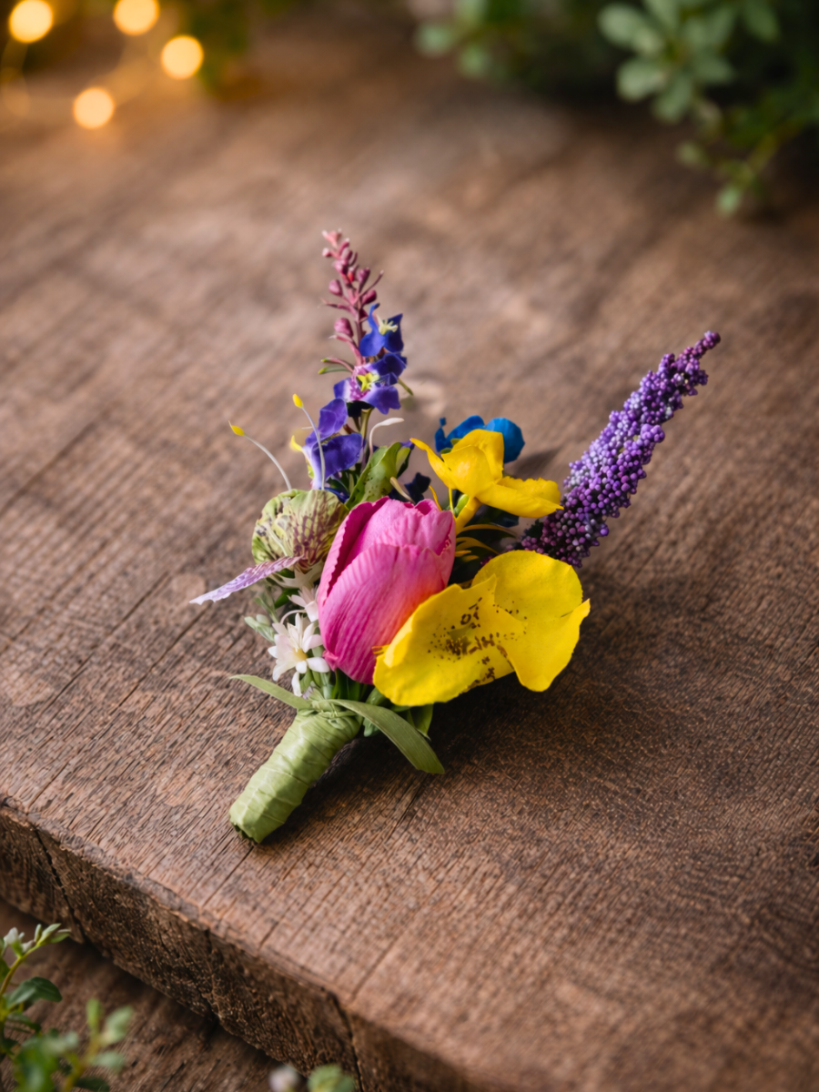 Secret Garden - Boutonnieres (Faux Rental)