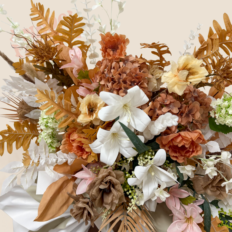 (Faux) Latte Garden Floral Stand