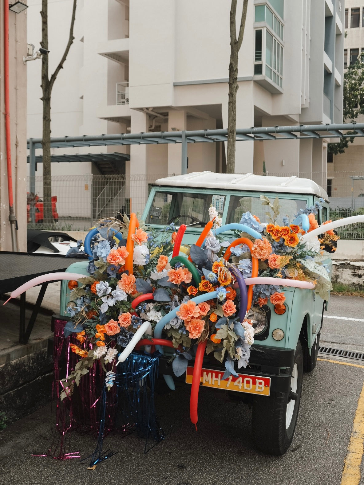 (Rental) Customise Your Own Faux Flower Car Decor