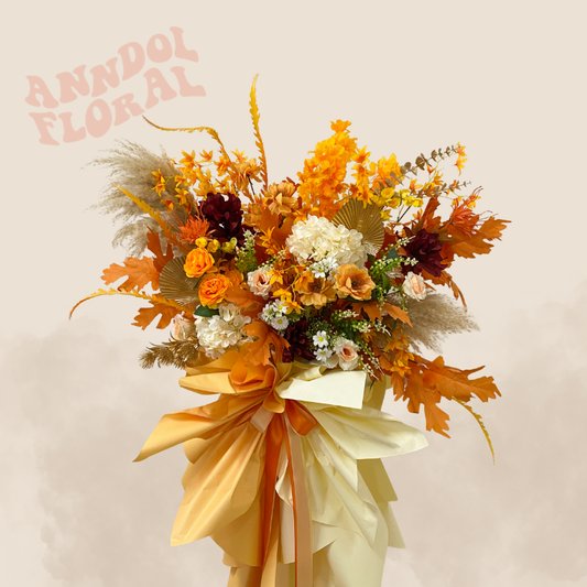 (Faux) Sunburst Joy Floral Stand