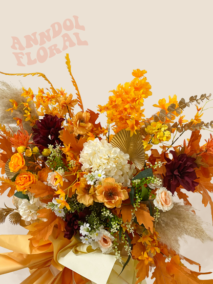 (Faux) Sunburst Joy Floral Stand