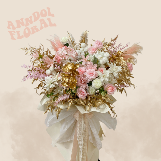(Faux) Pink Opulence Floral Stand