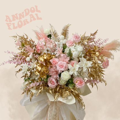 (Faux) Pink Opulence Floral Stand