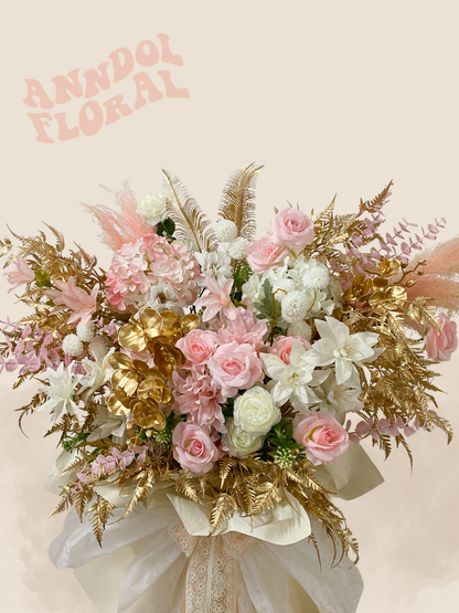 (Faux) Pink Opulence Floral Stand