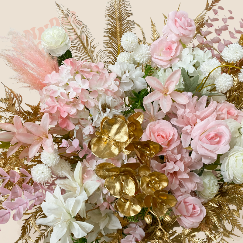 (Faux) Pink Opulence Floral Stand