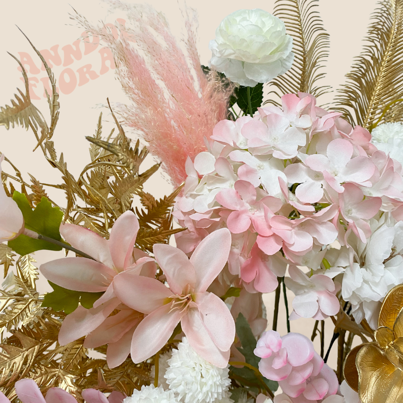 (Faux) Pink Opulence Floral Stand