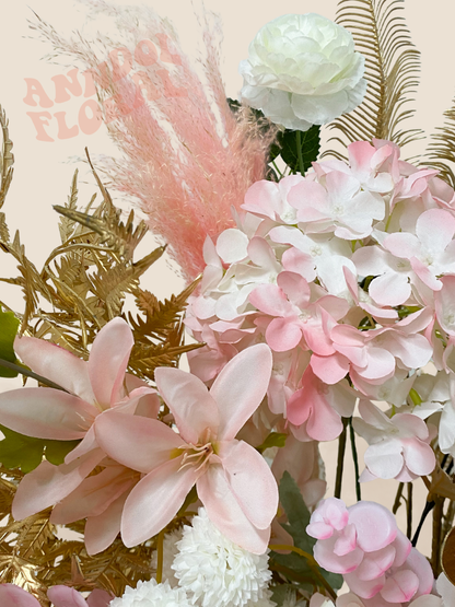 (Faux) Pink Opulence Floral Stand