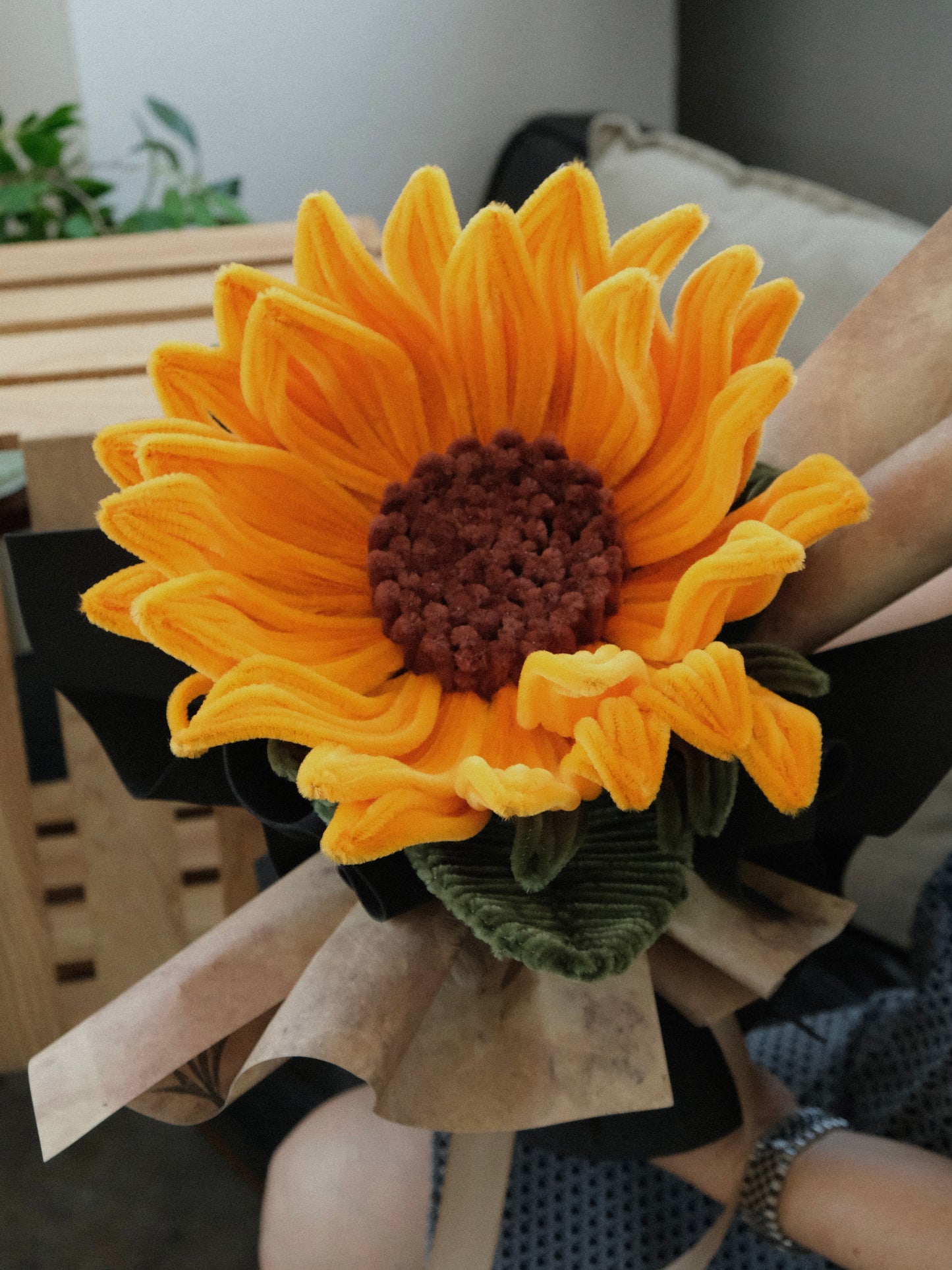 Furry Sunflower Bouquet