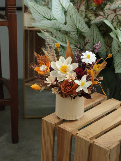 Preserved Flowers Vase Arrangement For Delivery In Singapore