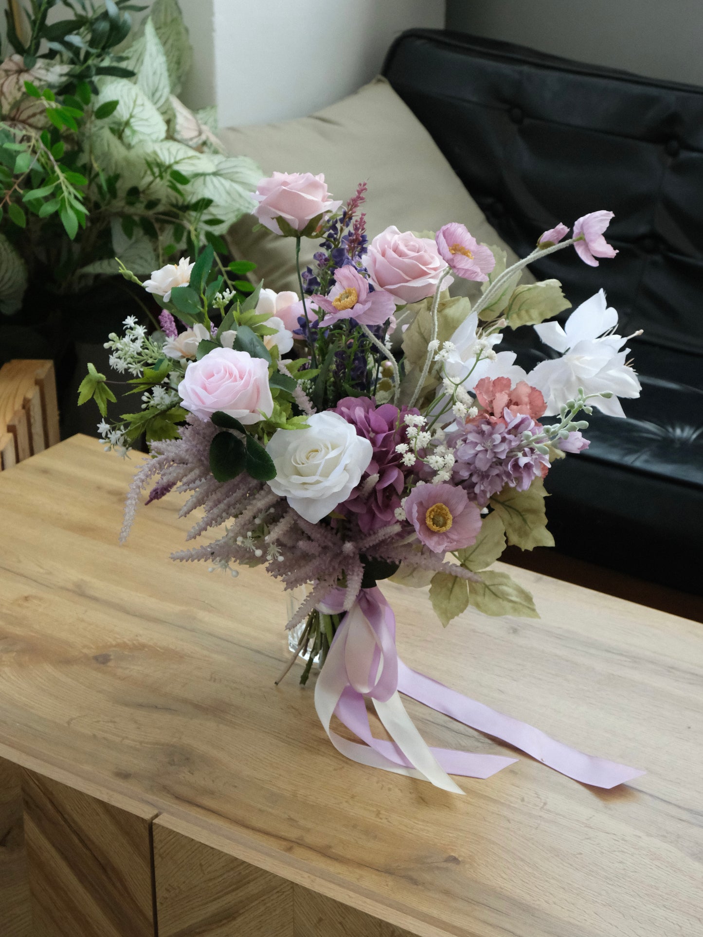 (Rental) Lilac Faux Bridal Bouquet
