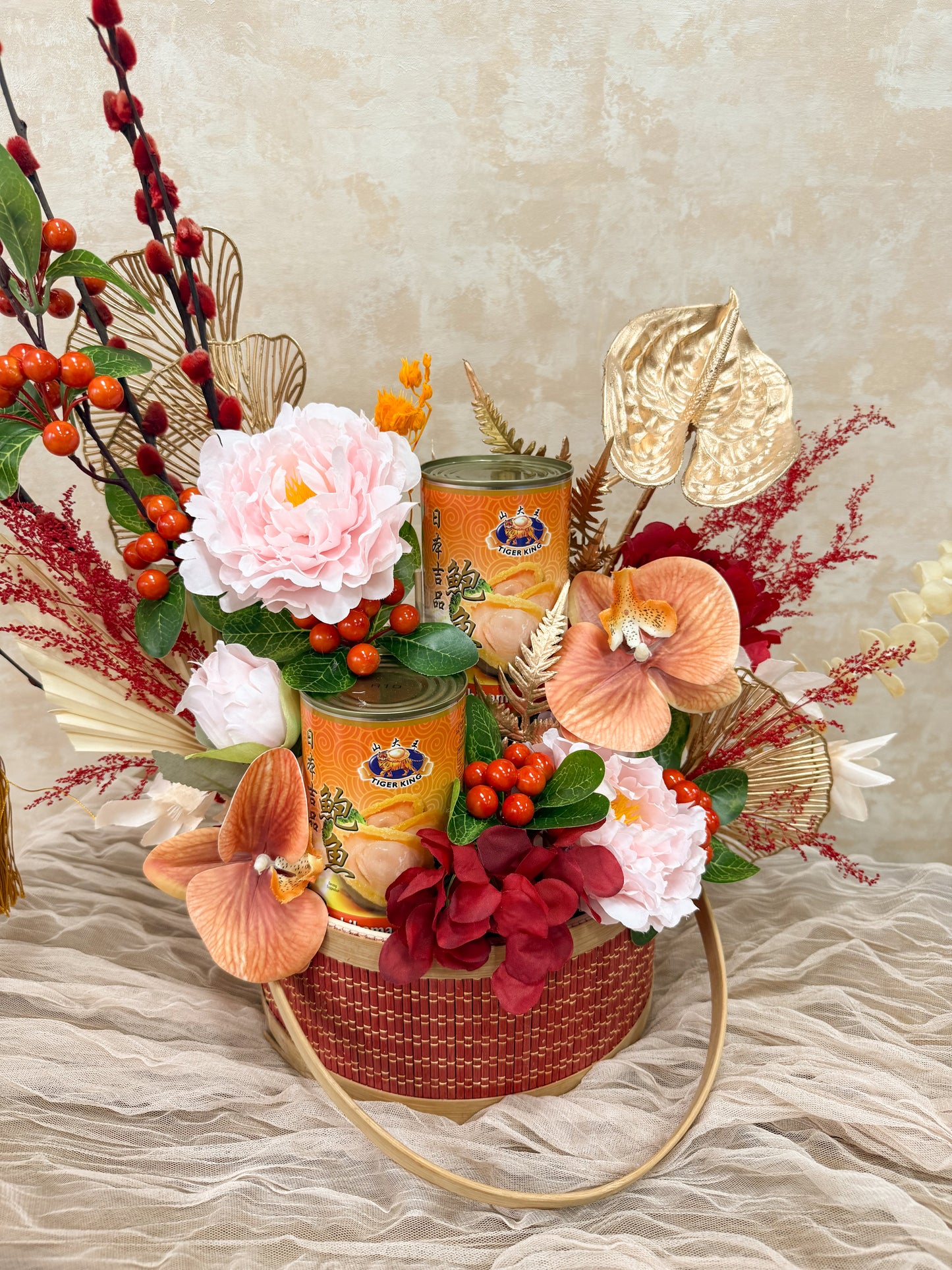 (Faux) Golden Abundance Hamper