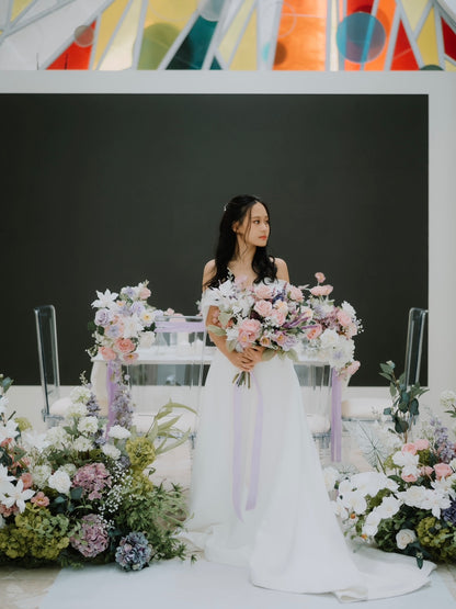 (Rental) Lilac Faux Bridal Bouquet