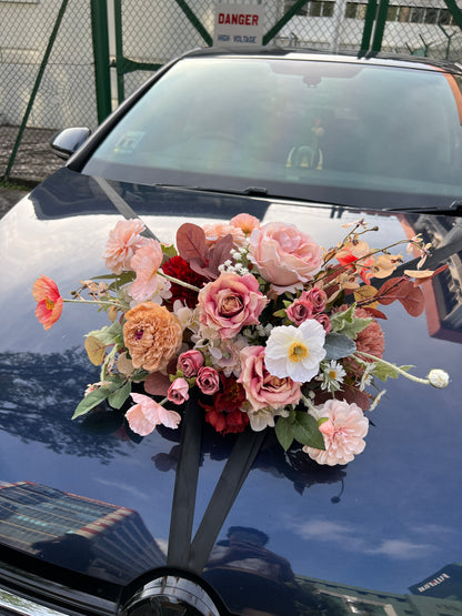 (Rental) Faux Car Decoration Package: Romantic Rosa