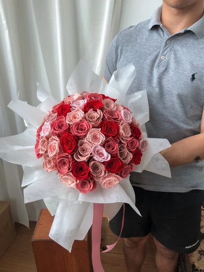 50 Preserved Roses Bouquet